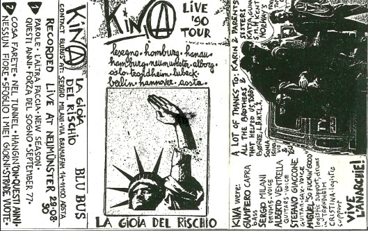 Kina - La gioia del rischio (cover, demotape 1990)